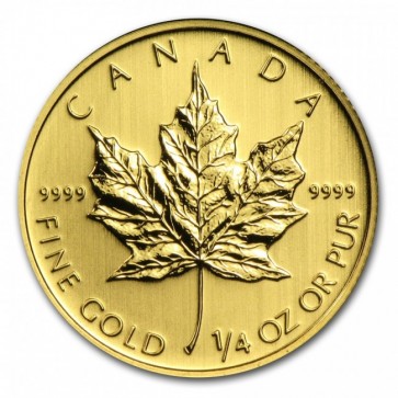 1/4 oz Canadian Maple Coin