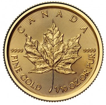 1/10 oz Canadian Maple Coin