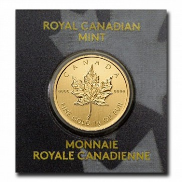 1 Gram Canadian Gold Maple Coin