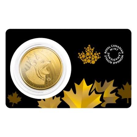 1 oz Canadian Gold Bobcat .99999 (2020)
